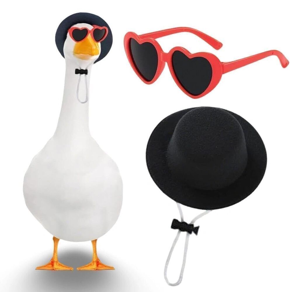 4000 Porch Goose Christmas Outfits, Porch Goose Hat Outfit for Cement